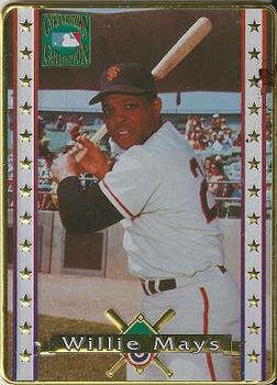 1995 Metallic Impressions Willie Mays #1 Willie Mays Front