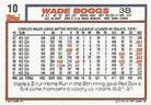 1992 Topps Micro - Micro Gold #10 Wade Boggs Back