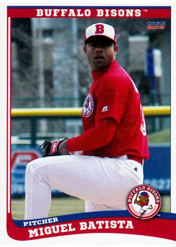 2013 Choice Buffalo Bisons #01 Miguel Batista Front