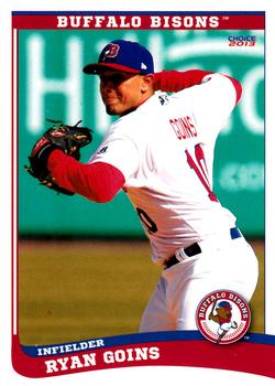 2013 Choice Buffalo Bisons #05 Ryan Goins Front