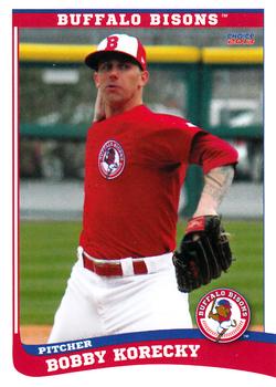 2013 Choice Buffalo Bisons #11 Bobby Korecky Front