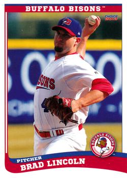 2013 Choice Buffalo Bisons #14 Brad Lincoln Front