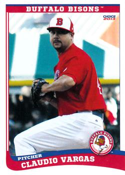 2013 Choice Buffalo Bisons #22 Claudio Vargas Front
