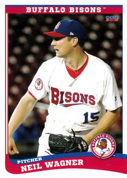 2013 Choice Buffalo Bisons #24 Neil Wagner Front