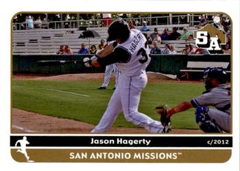 2012 Grandstand San Antonio Missions #13 Jason Hagerty Front