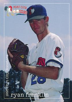 1995 Multi-Ad Port City Roosters #NNO Ryan Franklin Front