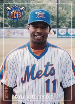 1995 Multi-Ad Pittsfield Mets #NNO Stan Jefferson Front