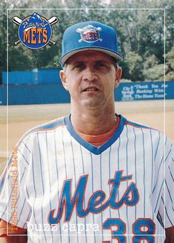 1995 Multi-Ad Pittsfield Mets #NNO Buzz Capra Front