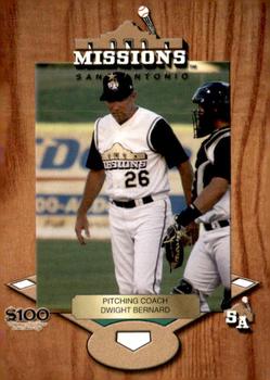 2005 Choice San Antonio Missions #02 Dwight Bernard Front