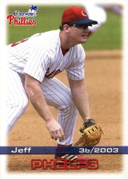 2003 Grandstand Clearwater Phillies #NNO Jeff Phelps Front