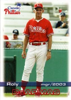 2003 Grandstand Clearwater Phillies #NNO Roly DeArmas Front