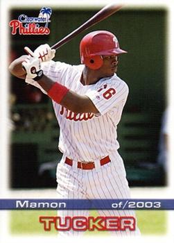 2003 Grandstand Clearwater Phillies #NNO Mamon Tucker Front