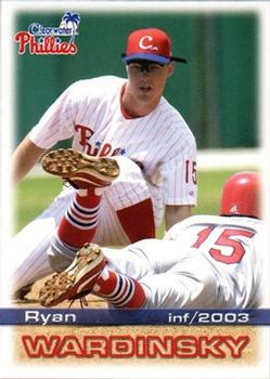 2003 Grandstand Clearwater Phillies #NNO Ryan Wardinsky Front