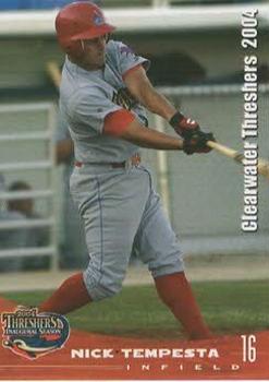 2004 Grandstand Clearwater Threshers #NNO Nick Tempesta Front