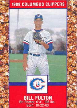 1989 Columbus Clippers Police #3 Bill Fulton Front