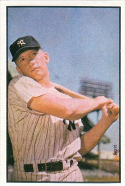 1989 Bowman - Reprint Sweepstakes #NNO Mickey Mantle (1953) Front
