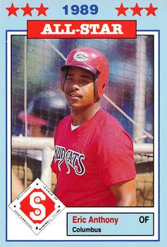 1989 Jennings Southern League All-Stars  #3 Eric Anthony Front
