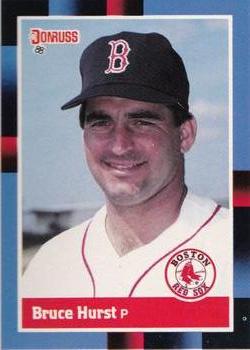 1988 Donruss Boston Red Sox Team Collection #252 Bruce Hurst Front