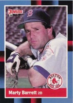 1988 Donruss Boston Red Sox Team Collection #276 Marty Barrett Front