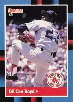 1988 Donruss Boston Red Sox Team Collection #462 Oil Can Boyd Front