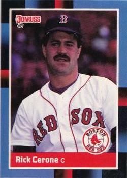 1988 Donruss Boston Red Sox Team Collection #NEW Rick Cerone Front