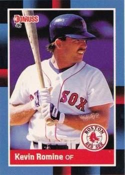1988 Donruss Boston Red Sox Team Collection #NEW Kevin Romine Front