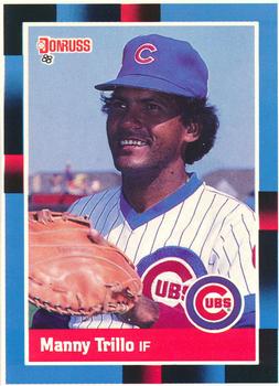 1988 Donruss Chicago Cubs Team Collection #516 Manny Trillo Front