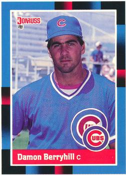 1988 Donruss Chicago Cubs Team Collection #639 Damon Berryhill Front
