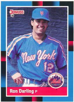 1988 Donruss New York Mets Team Collection #76 Ron Darling Front