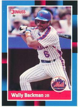 1988 Donruss New York Mets Team Collection #241 Wally Backman Front