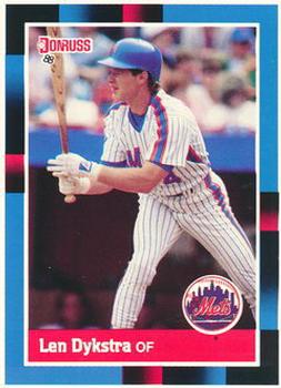 1988 Donruss New York Mets Team Collection #364 Lenny Dykstra Front