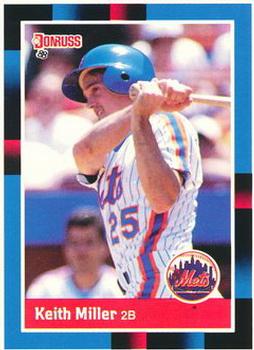 1988 Donruss New York Mets Team Collection #562 Keith Miller Front