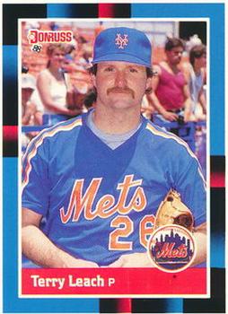 1988 Donruss New York Mets Team Collection #603 Terry Leach Front