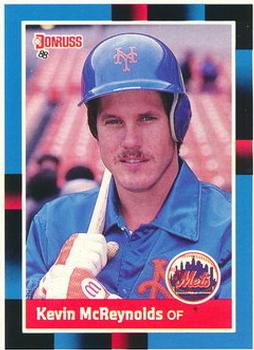 1988 Donruss New York Mets Team Collection #617 Kevin McReynolds Front