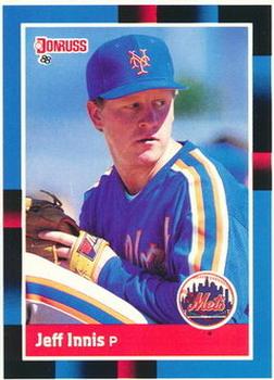 1988 Donruss New York Mets Team Collection #NEW Jeff Innis Front