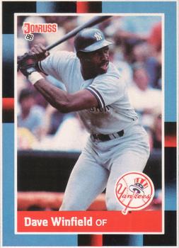 1988 Donruss New York Yankees Team Collection #298 Dave Winfield Front