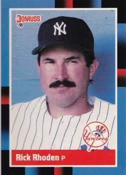 1988 Donruss New York Yankees Team Collection #128 Rick Rhoden Front