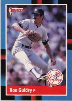 1988 Donruss New York Yankees Team Collection #175 Ron Guidry Front