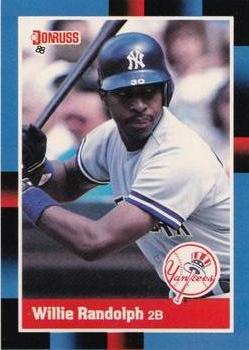 1988 Donruss New York Yankees Team Collection #228 Willie Randolph Front