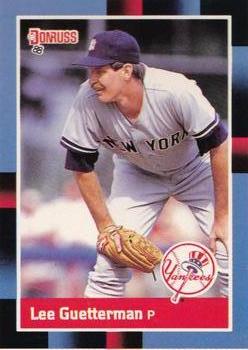 1988 Donruss New York Yankees Team Collection #NEW Lee Guetterman Front