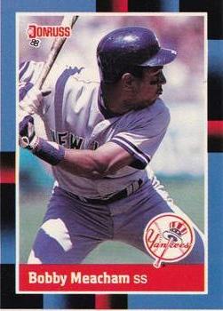 1988 Donruss New York Yankees Team Collection #616 Bobby Meacham Front