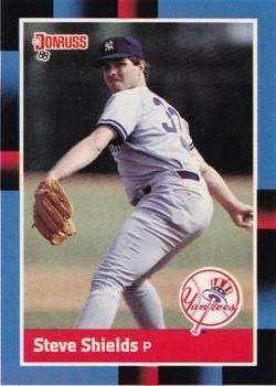 1988 Donruss New York Yankees Team Collection #NEW Steve Shields Front