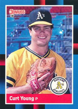 1988 Donruss Oakland Athletics Team Collection #97 Curt Young Front