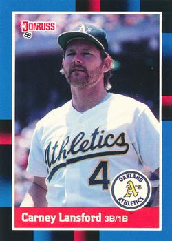 1988 Donruss Oakland Athletics Team Collection #178 Carney Lansford Front