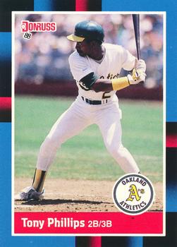 1988 Donruss Oakland Athletics Team Collection #221 Tony Phillips Front