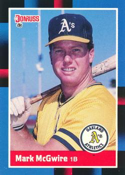 1988 Donruss Oakland Athletics Team Collection #256 Mark McGwire Front