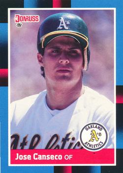 1988 Donruss Oakland Athletics Team Collection #302 Jose Canseco Front