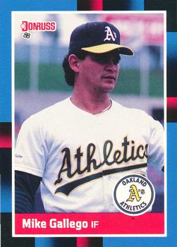 1988 Donruss Oakland Athletics Team Collection #379 Mike Gallego Front