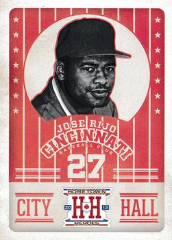 2013 Panini Hometown Heroes - City Hall #CH7 Jose Rijo Front
