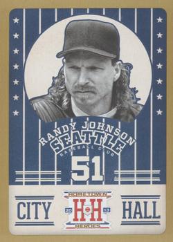 2013 Panini Hometown Heroes - City Hall Gold #CH3 Randy Johnson Front